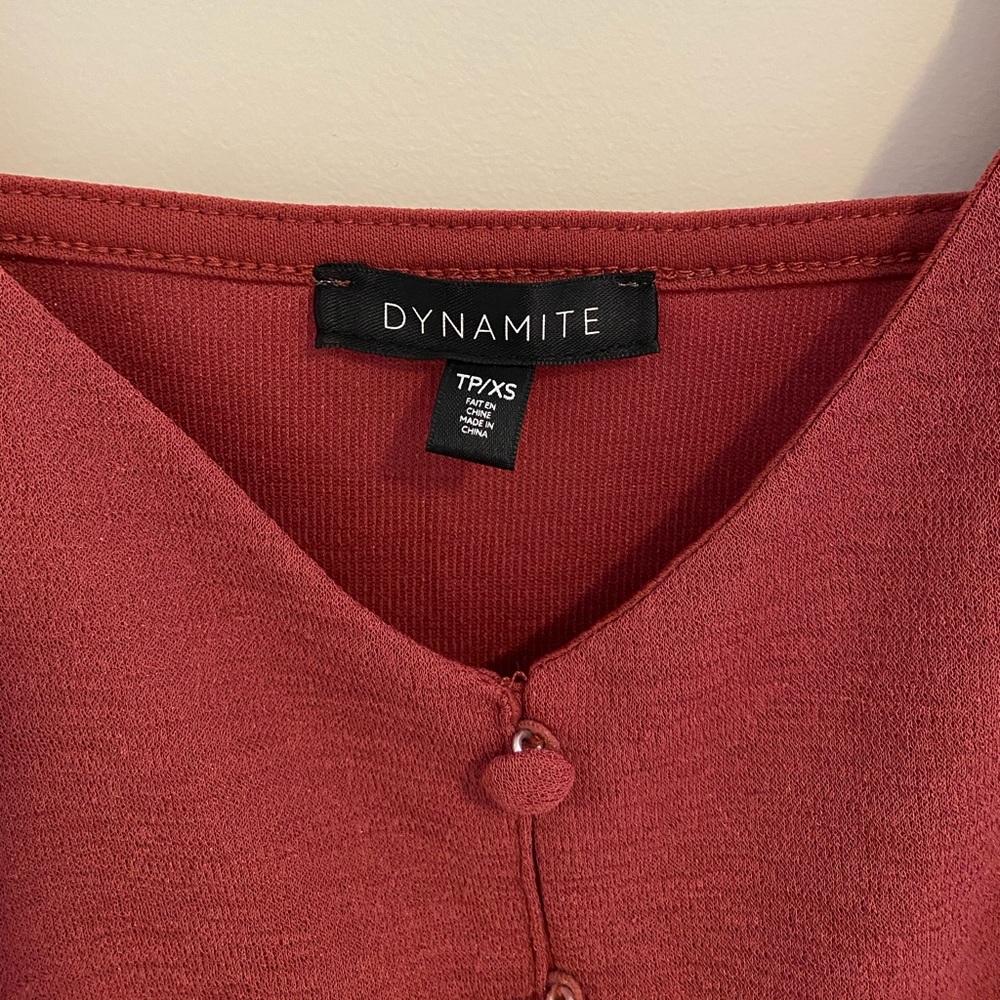 Dynamite Tie Front Cami - Picture 2 of 2